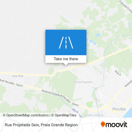 Rua Projetada Seis map