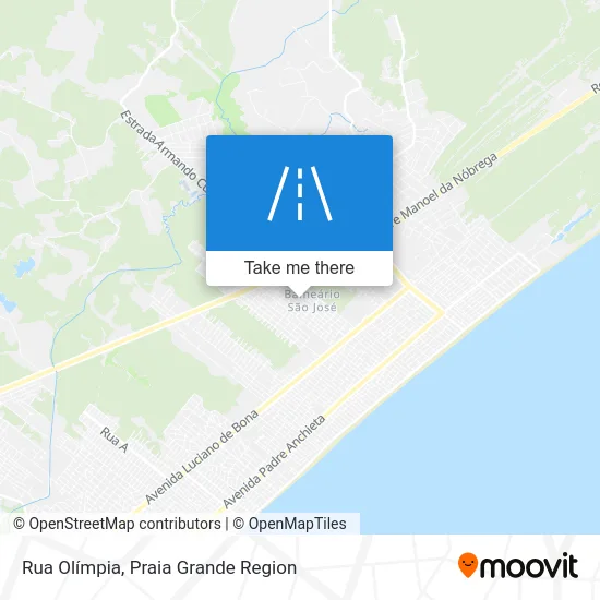 Rua Olímpia map