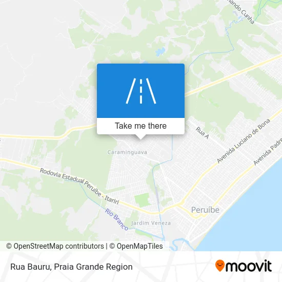Rua Bauru map