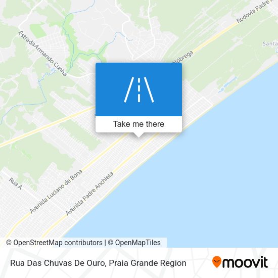 Rua Das Chuvas De Ouro map