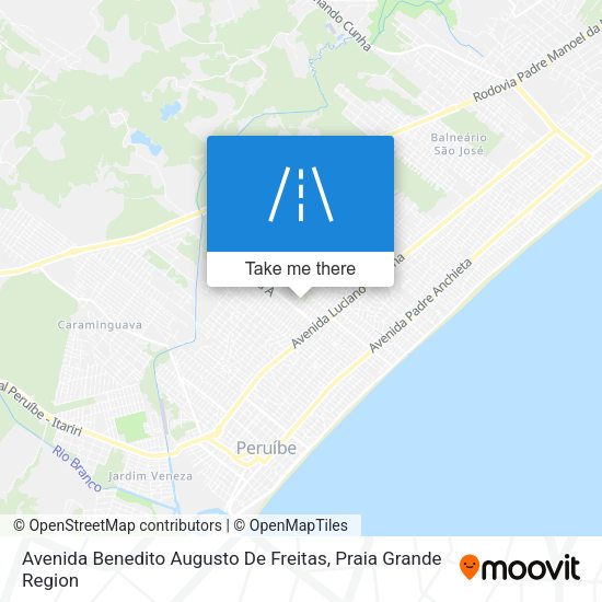 Avenida Benedito Augusto De Freitas map