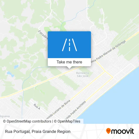 Rua Portugal map