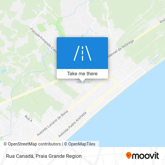 Rua Canadá map