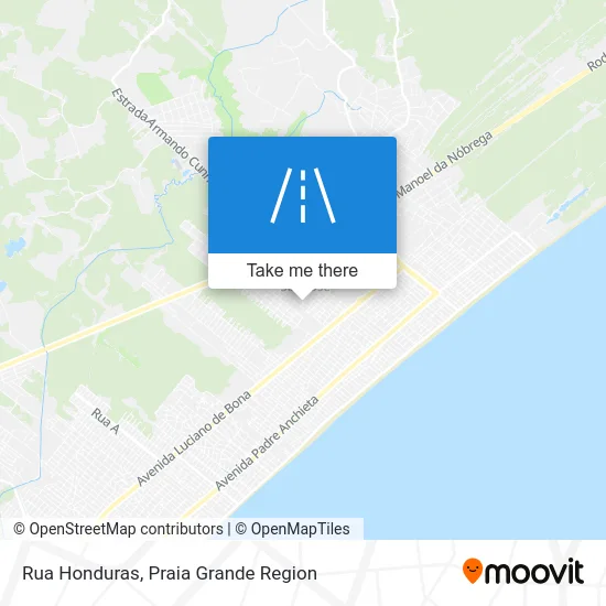 Rua Honduras map