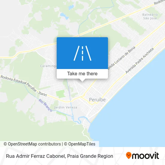 Rua Admir Ferraz Cabonel map