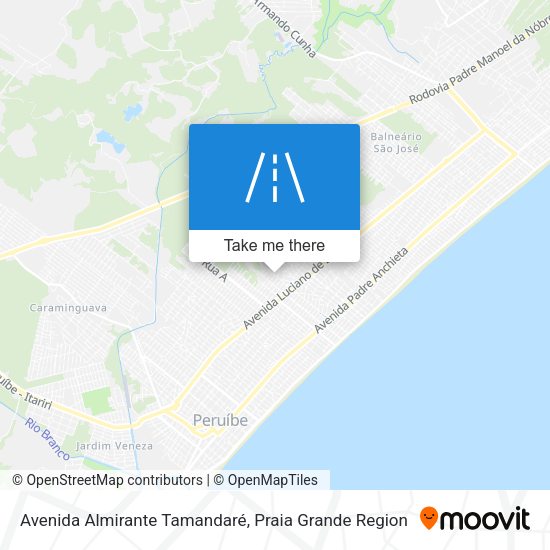 Avenida Almirante Tamandaré map