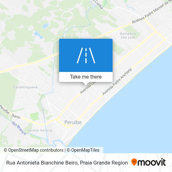 Rua Antonieta Bianchine Beiro map