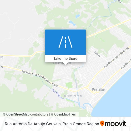 Rua Antônio De Araújo Gouveia map