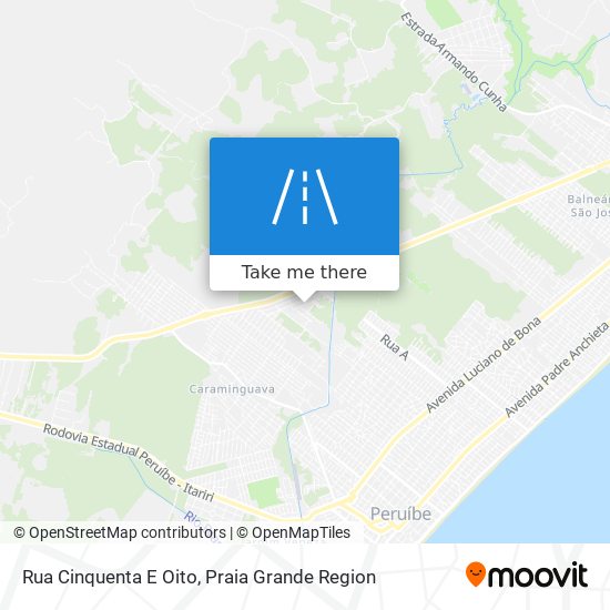 Rua Cinquenta E Oito map
