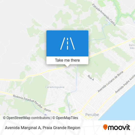 Avenida Marginal A map