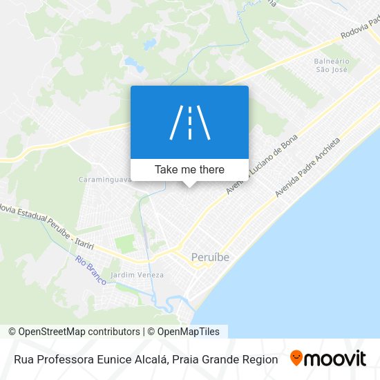 Rua Professora Eunice Alcalá map
