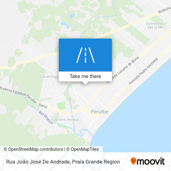 Rua João José De Andrade map