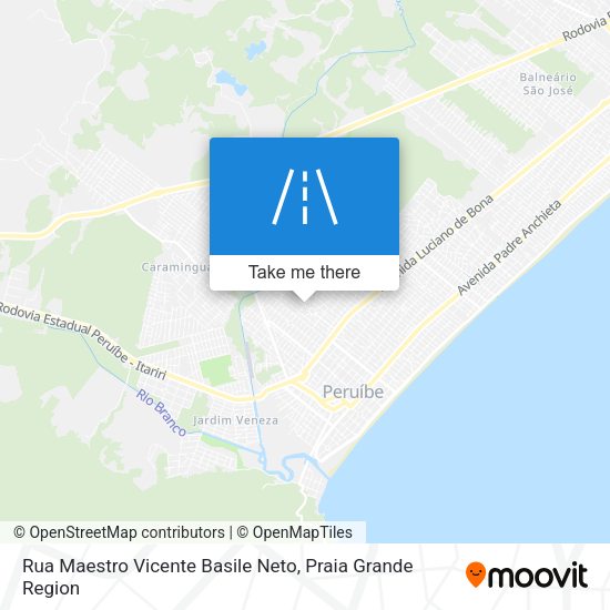 Rua Maestro Vicente Basile Neto map