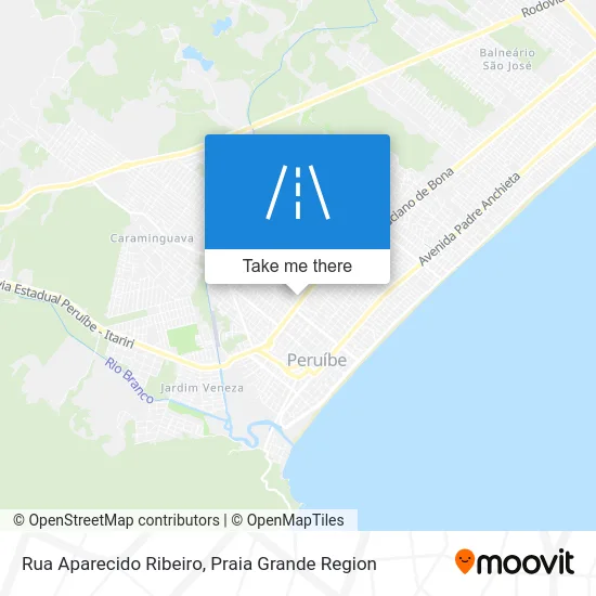 Rua Aparecido Ribeiro map