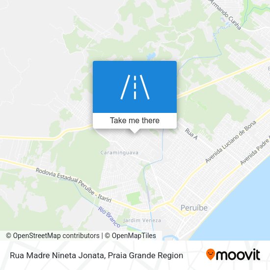 Rua Madre Nineta Jonata map