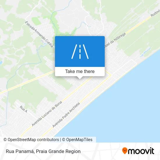 Rua Panamá map