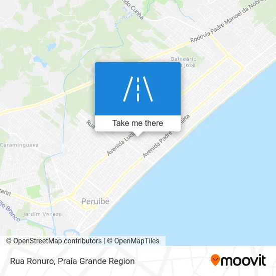 Rua Ronuro map