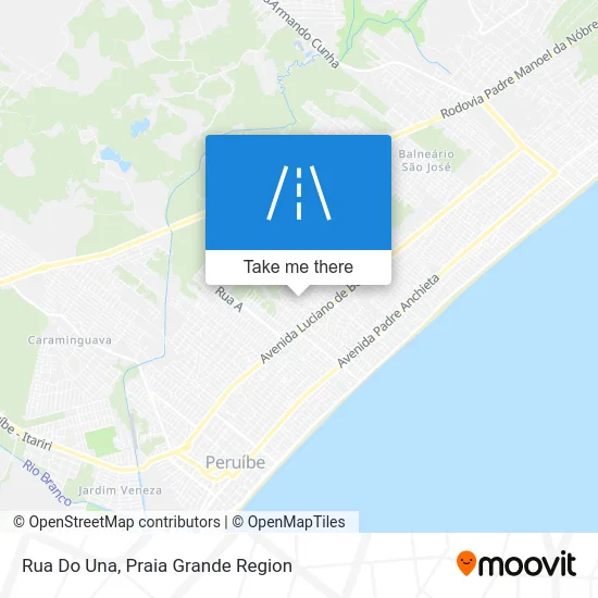 Rua Do Una map