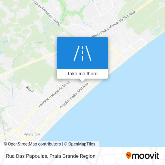 Rua Das Papoulas map