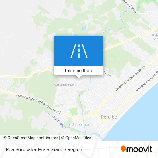 Rua Sorocaba map