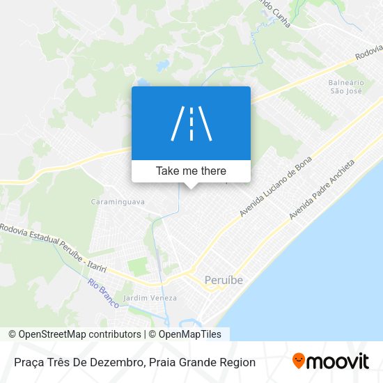 Praça Três De Dezembro map