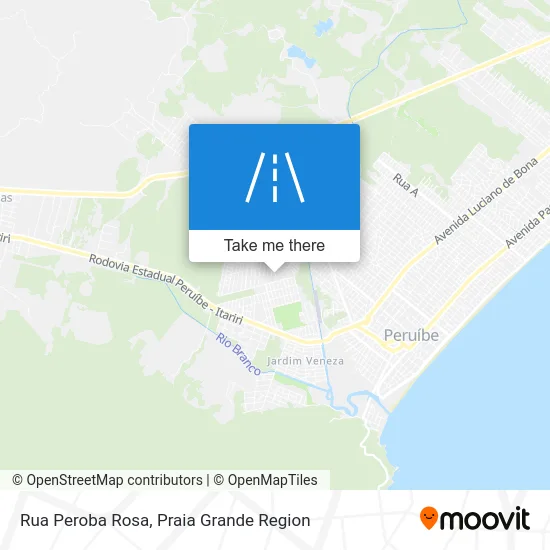 Rua Peroba Rosa map