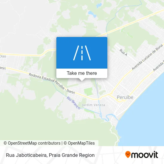 Rua Jaboticabeira map