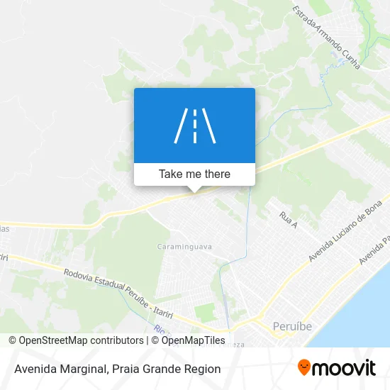 Avenida Marginal map