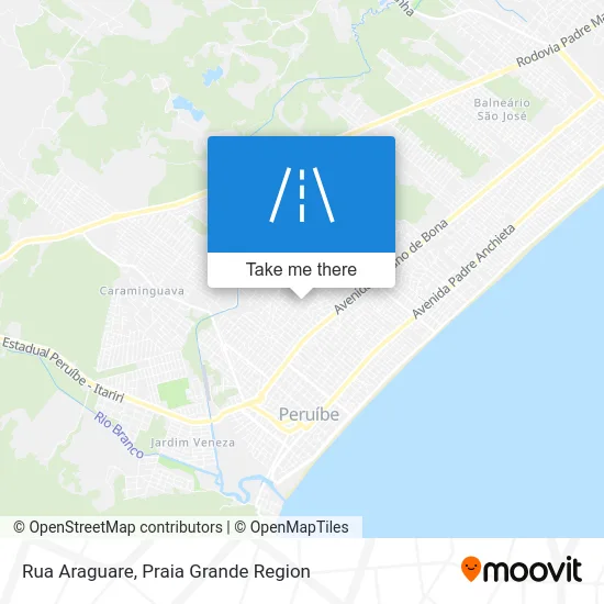 Rua Araguare map