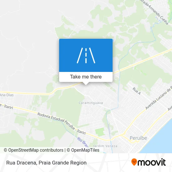 Rua Dracena map