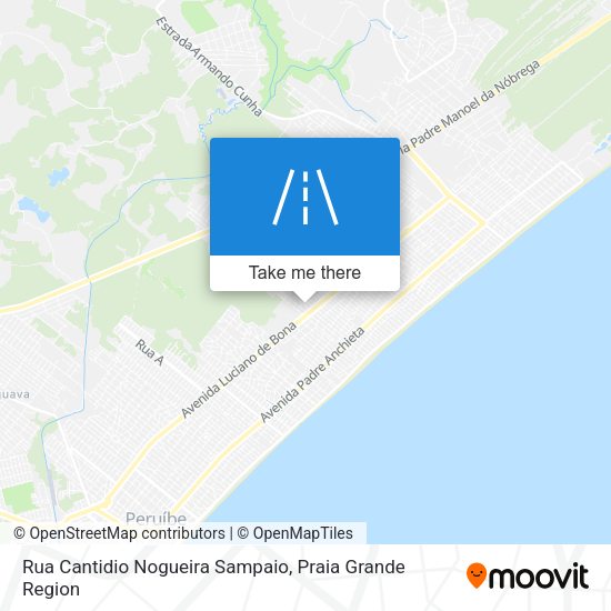 Rua Cantidio Nogueira Sampaio map