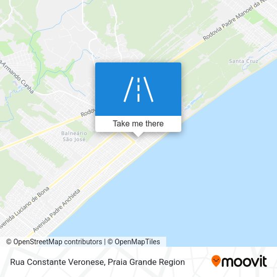 Rua Constante Veronese map