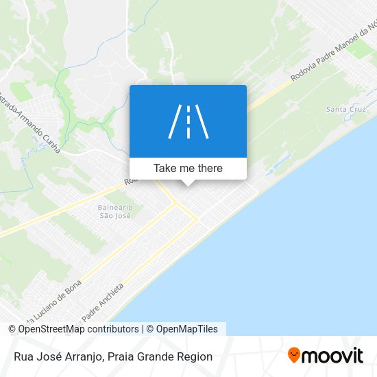 Rua José Arranjo map