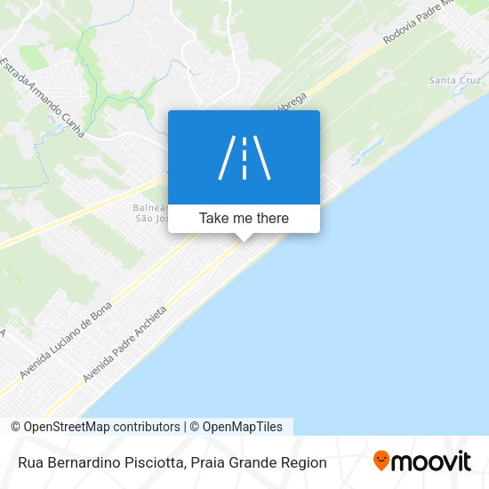 Rua Bernardino Pisciotta map
