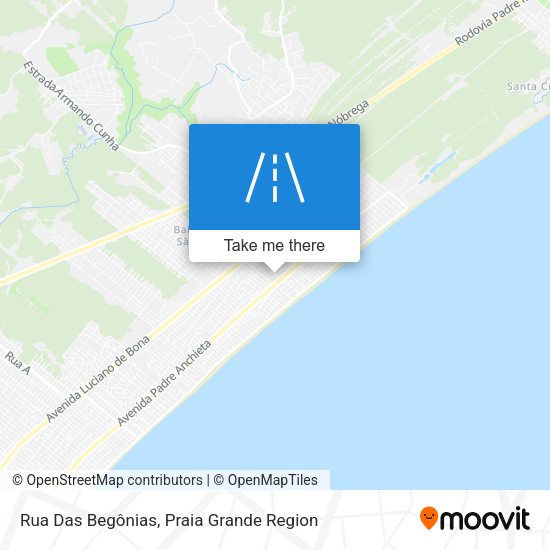 Rua Das Begônias map