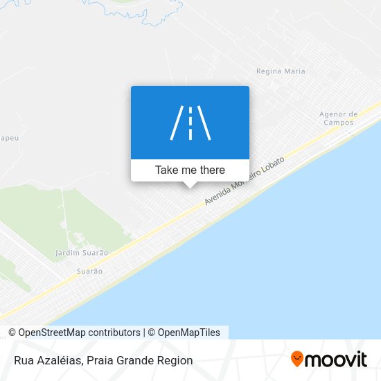 Rua Azaléias map