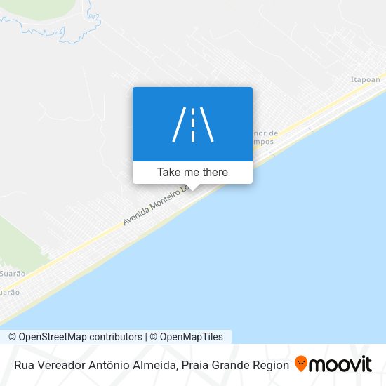 Rua Vereador Antônio Almeida map