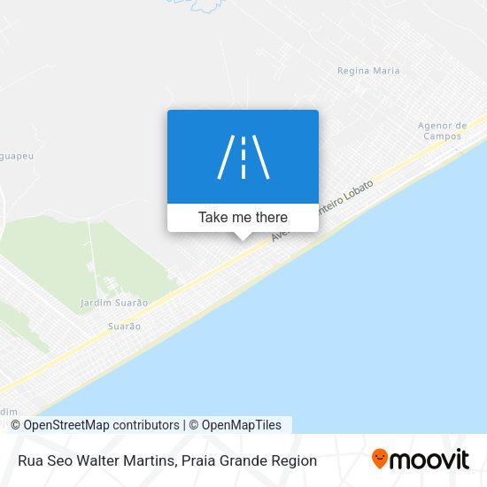 Rua Seo Walter Martins map