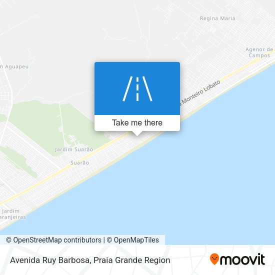 Avenida Ruy Barbosa map