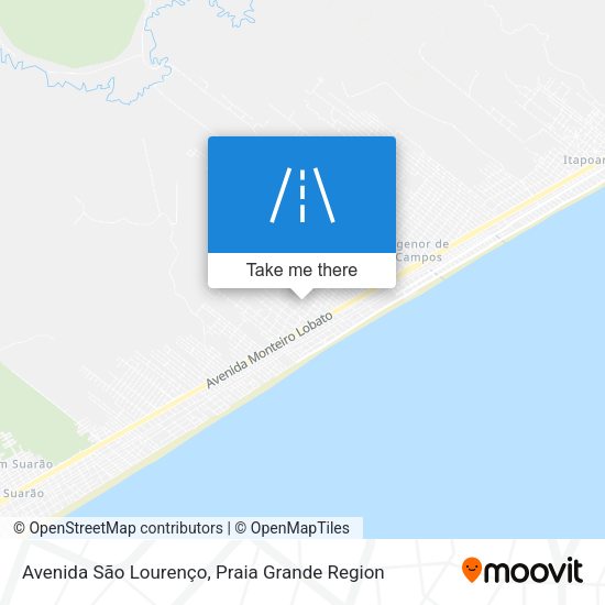 Avenida São Lourenço map
