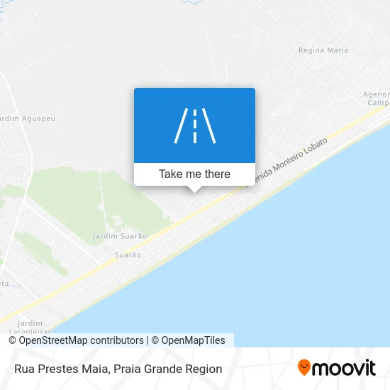 Rua Prestes Maia map