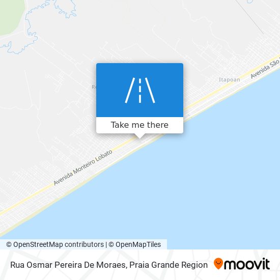 Rua Osmar Pereira De Moraes map