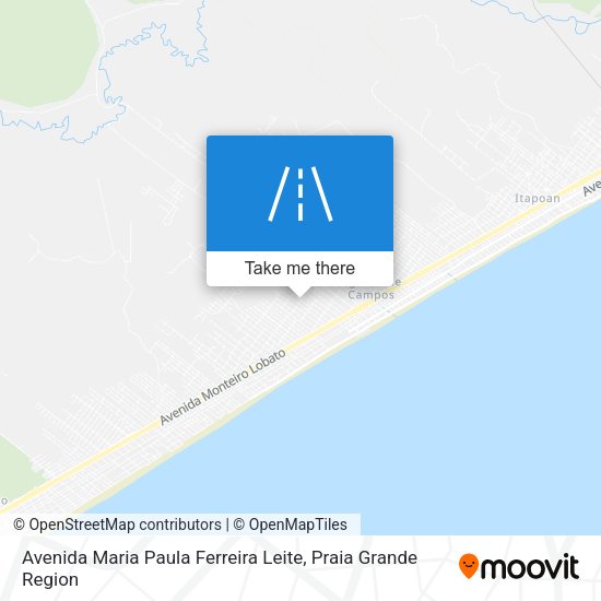 Avenida Maria Paula Ferreira Leite map