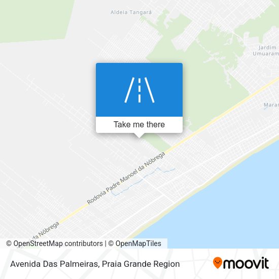 Avenida Das Palmeiras map