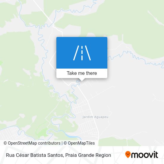 Rua César Batista Santos map