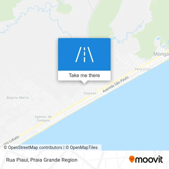 Rua Piauí map