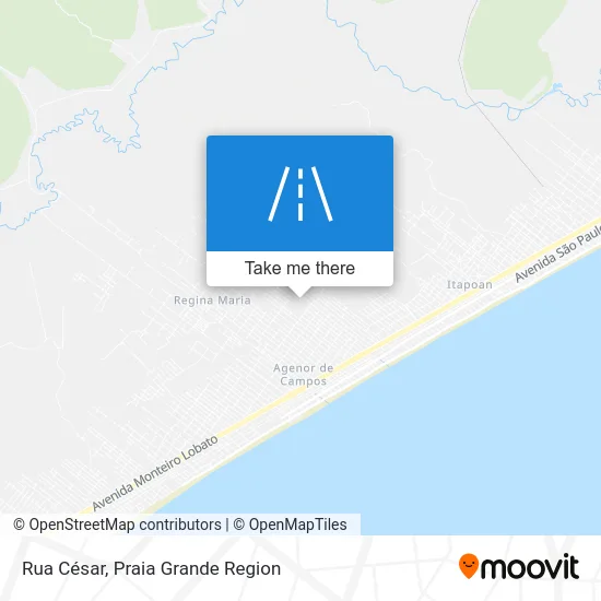 Rua César map