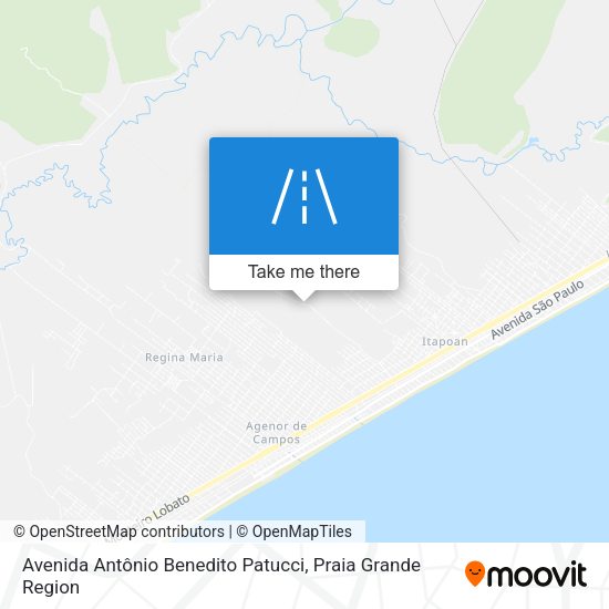 Avenida Antônio Benedito Patucci map