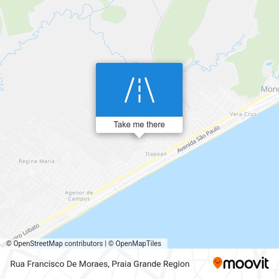 Rua Francisco De Moraes map