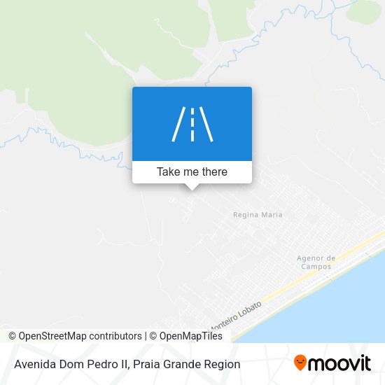 Avenida Dom Pedro II map